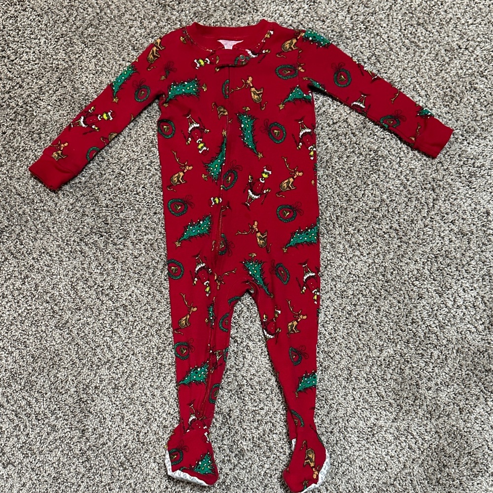12 month grinch pajamas
